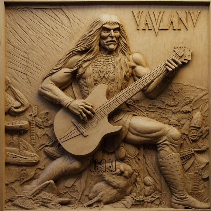 stl Van Halen 4 stl model for CNC